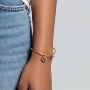 Gold Hexagon Charm Bracelet
